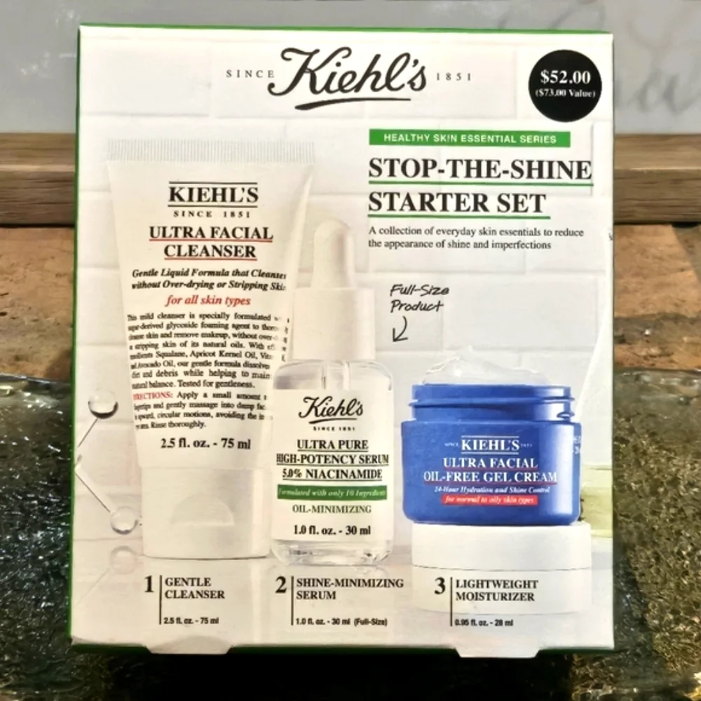 Kiehl's Stop The Shine Starter Kit NEW IN BOX